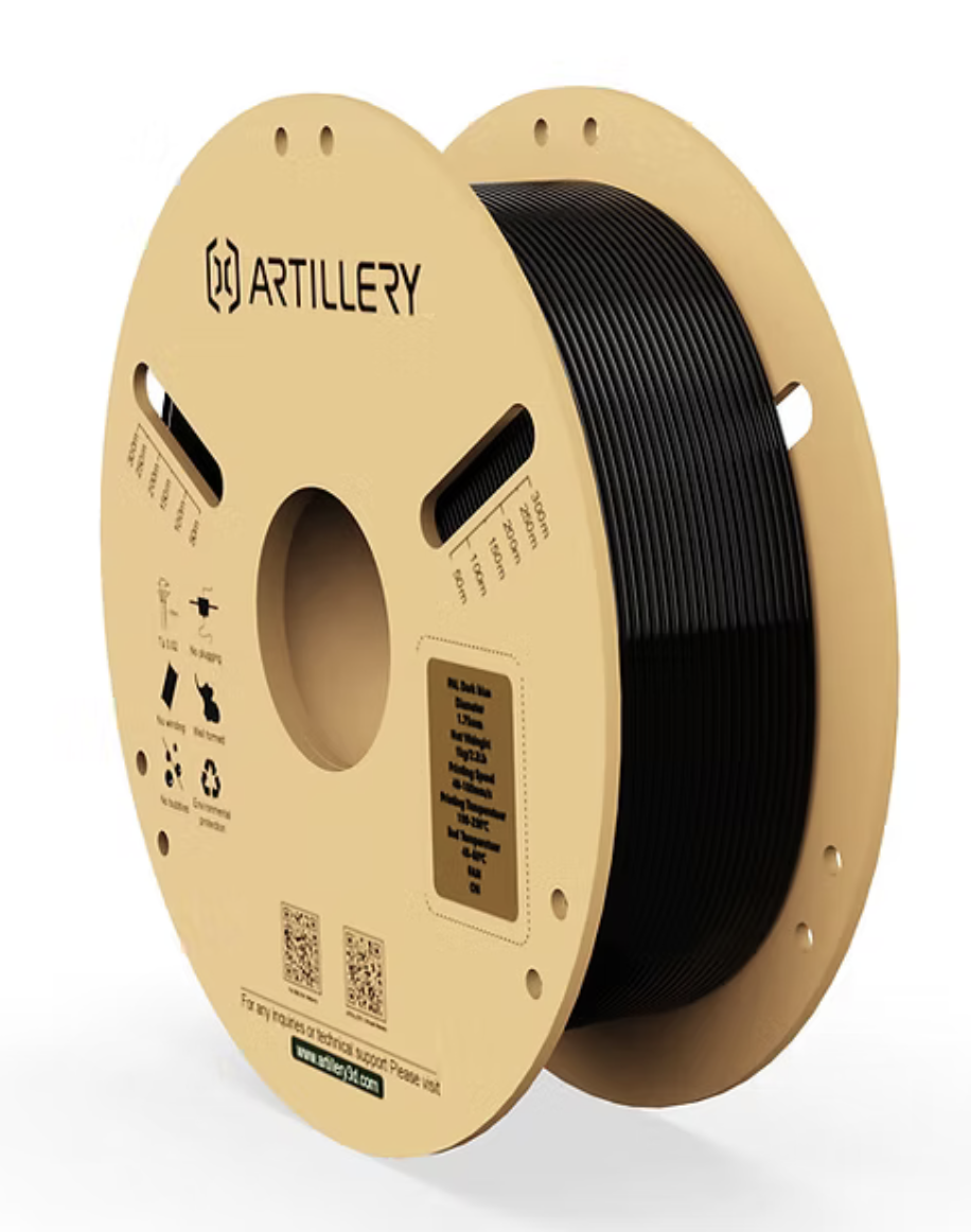Artillery PLA Black with Spool - 1.75mm 1kg