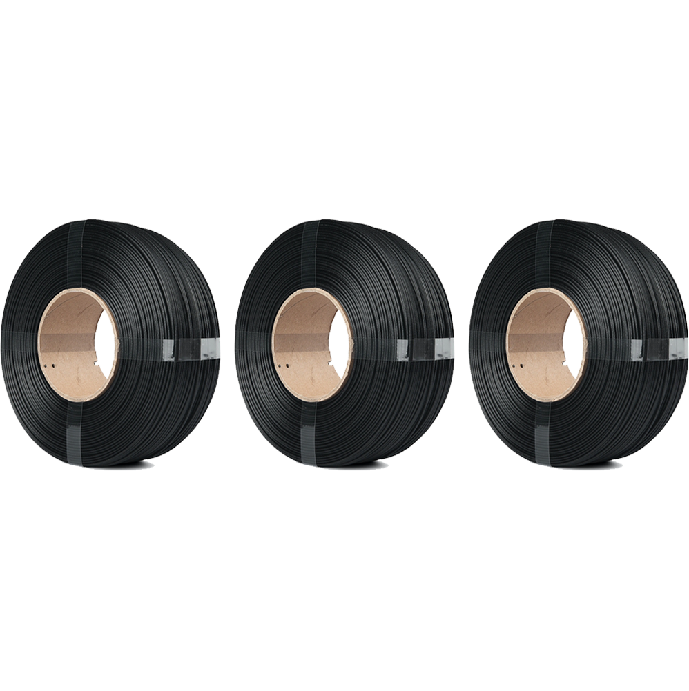 Bambu Lab PLA Basic Black 1kg Refill x3