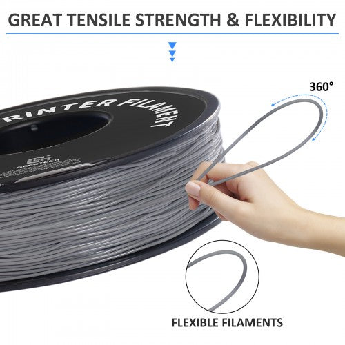 TPU Gray Geeetech 1KG 1.75mm Inc.Spool