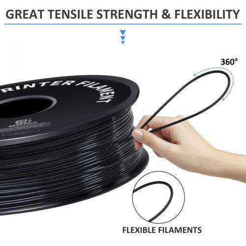 TPU Black Geeetech 1KG Inc.Spool
