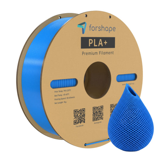 Forshape PLA+ Blue with Spool - 1kg 1.75mm
