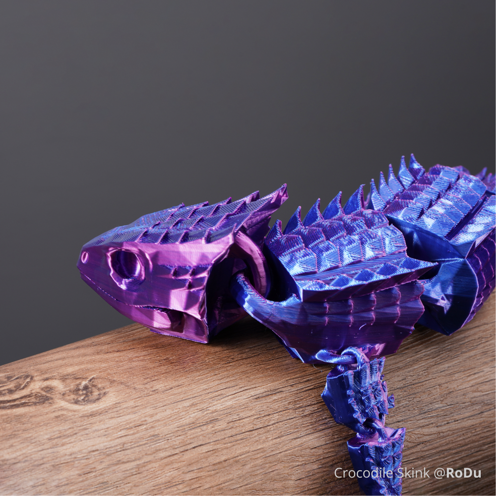 PLA Dual Color Silk+ Filament Purple/Blue – 1.75mm. Inc Spool